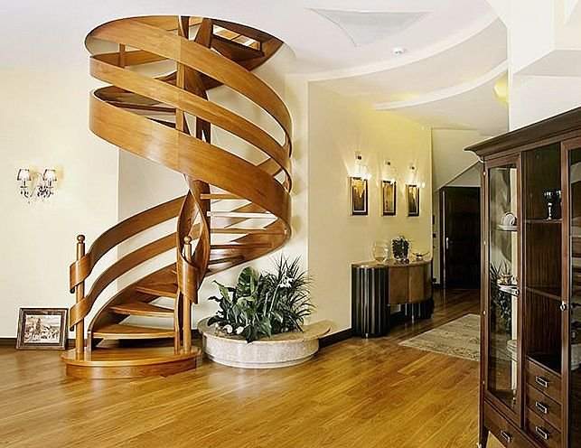 Wooden Spiral Staircases Design