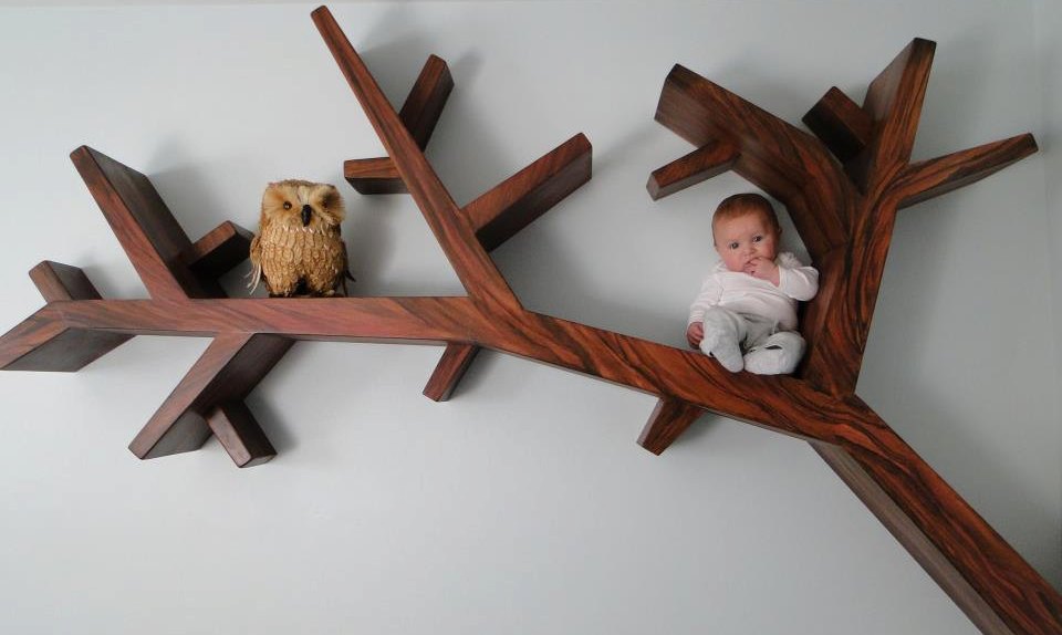 Tree Branch Book Shelf