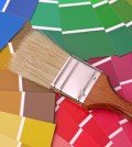 Paint walls with organic dyes