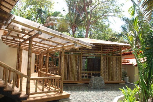 bamboo building material
