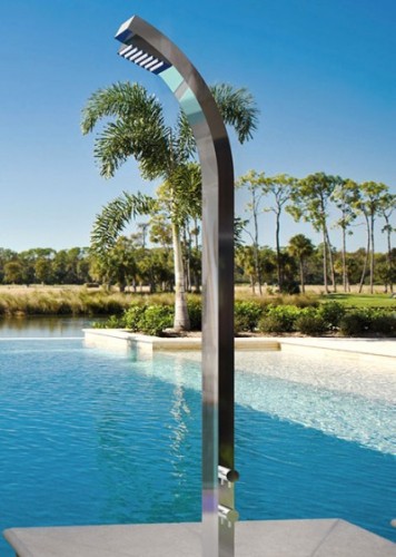 modern outdoor shower