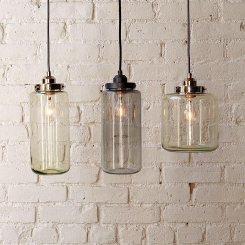 Crate & Barrel Jarred Lamps