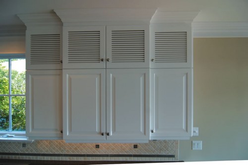 Louvered Kitchen Cabinet Doors