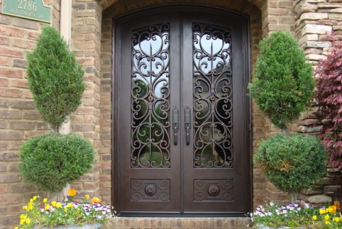 Mediterranean inspired doors