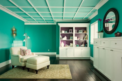 Teal Ceiling Colors