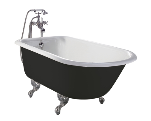 Freestanding roll top bath