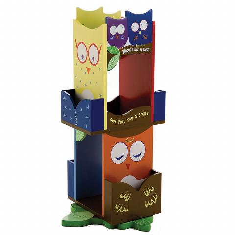 Owl Revolving Bookcase