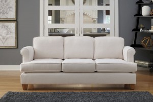 Megan with Box T-cushions in Satchi Ivory