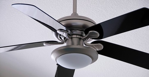 Use ceiling fans and opt