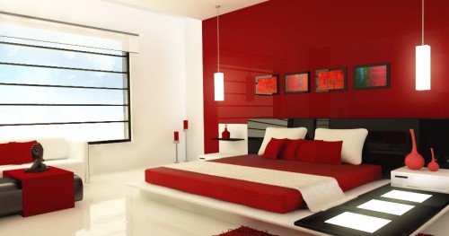 Red for bedroom