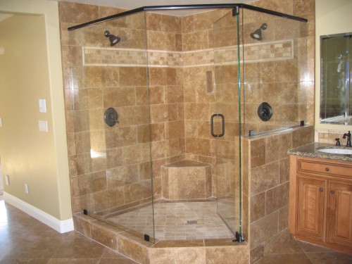 Frameless shower enclosures