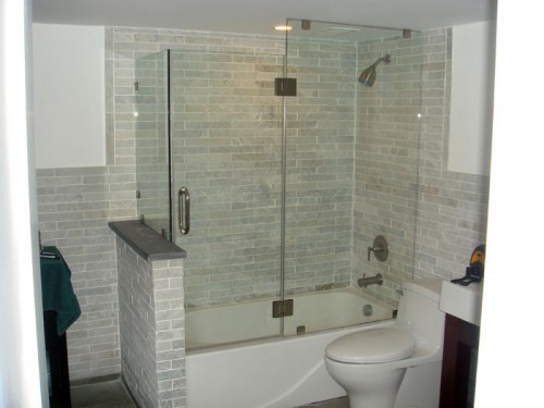 Glass shower enclosures