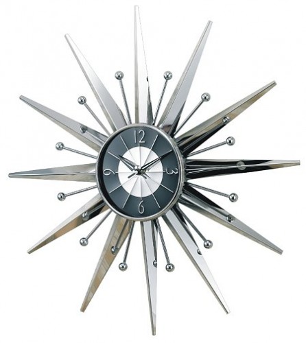 Metal Sunray Clock