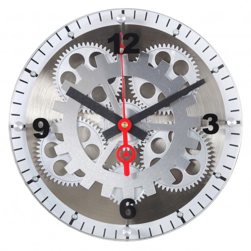 Moving-Gear Wall Clock