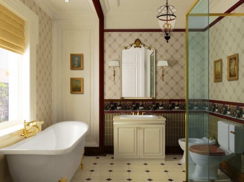 Antique bathroom for a change