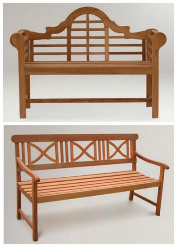 World Market outdoor benches