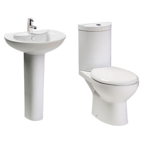 Toilet and basin