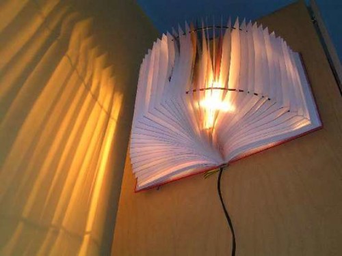 Book lampshade