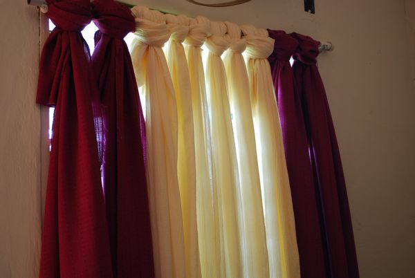 Make Your Own No-Sew Curtain