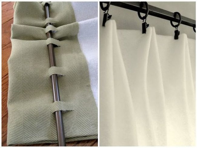 Making Curtains without Sewing