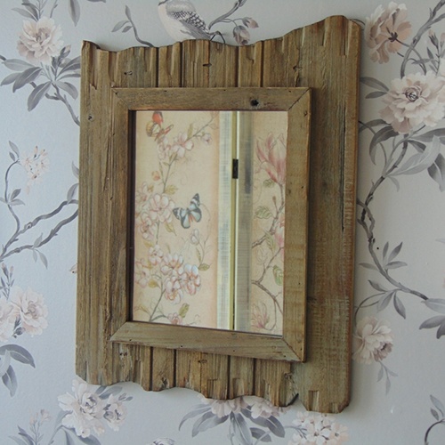 Dark Driftwood Mirror