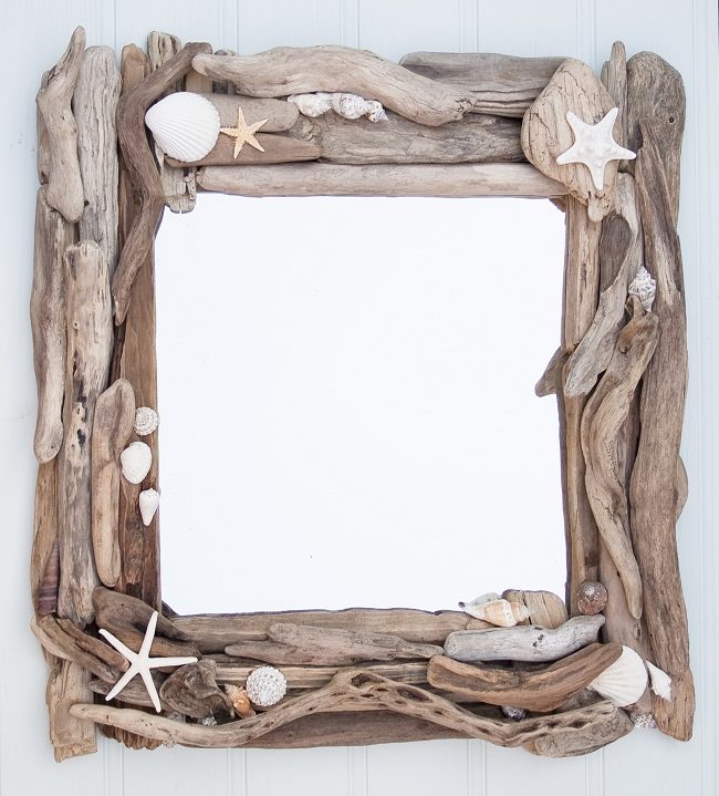 Driftwood Beach Mirror