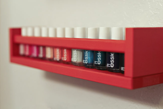 Small Nail Polish Wall Rack