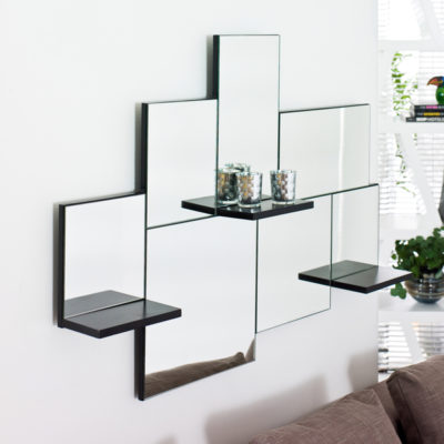 Decorating Your Home with Mirrored Shelf Units