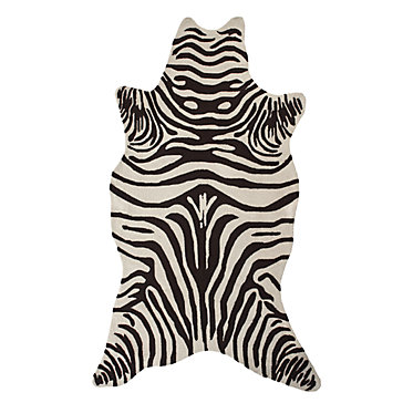 Zebra rug