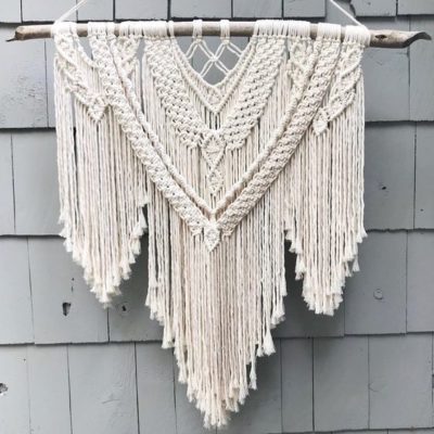 Macrame Diamond Drop Planter Pattern