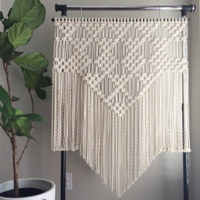 Macrame Diamond Planter Pattern