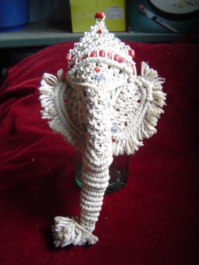 Macrame Ganesha Decoration Pattern