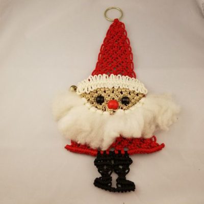 Macrame Santa Face Pattern