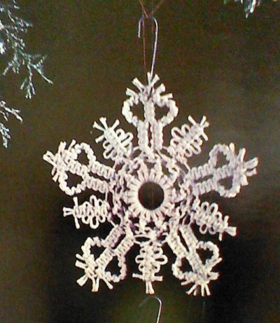 Macrame Snowflake Hanger Pattern